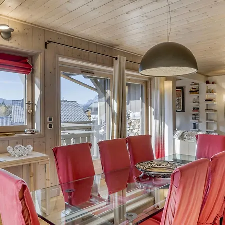 Apartment 5 Pieces Luxe Au Centre De Megeve, Proche Telecabines, 4 Chambres, Garage, Balcon - Fr-1-453-168 Megeve